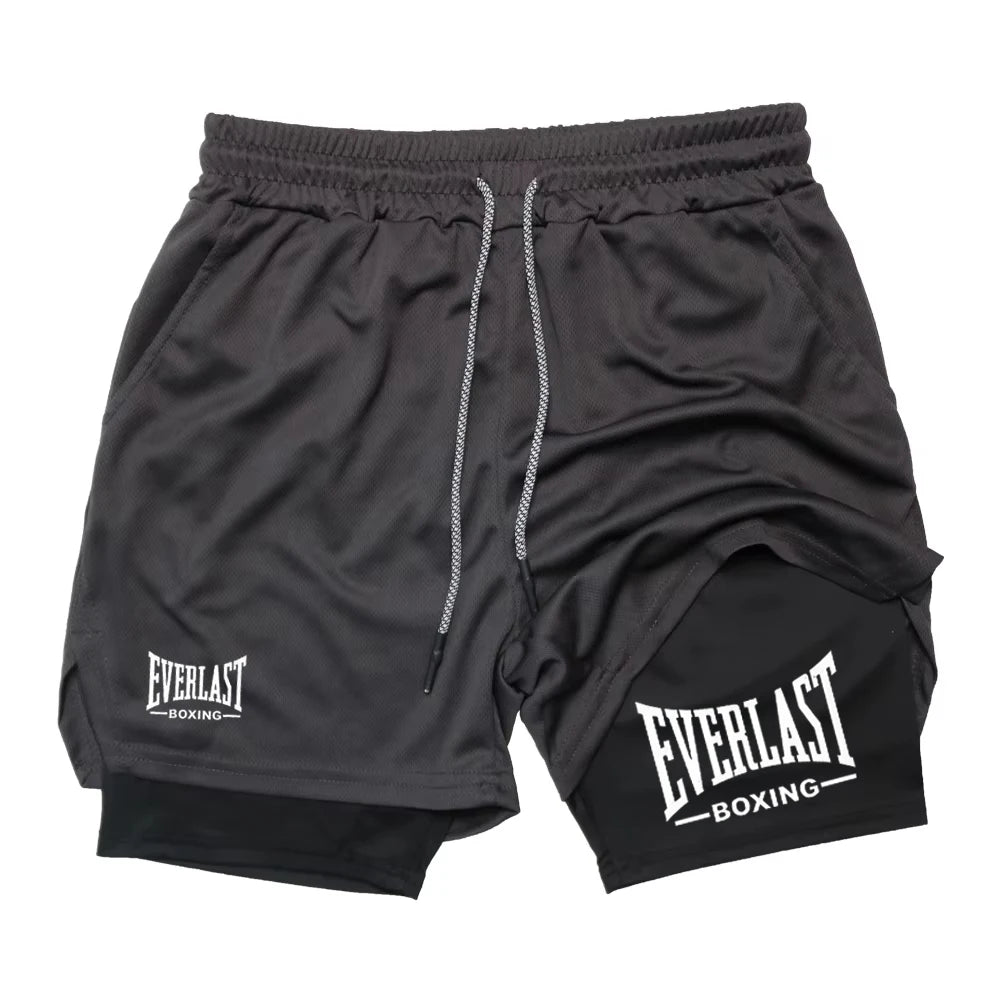 Short de sport de compression pour homme