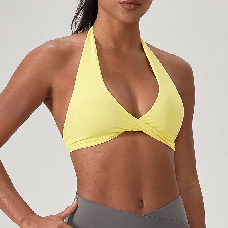 Brassière de sport et de yoga pour femme