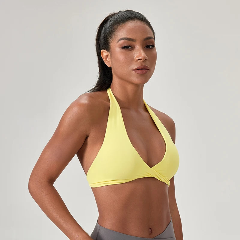 Brassière de sport et de yoga pour femme