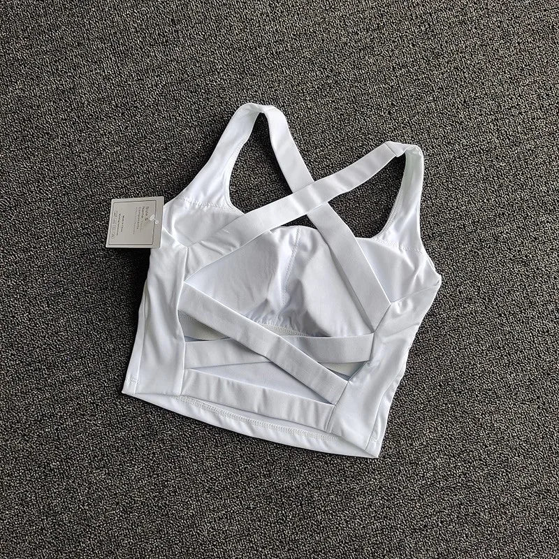 Brassière de sport push-up pour femme