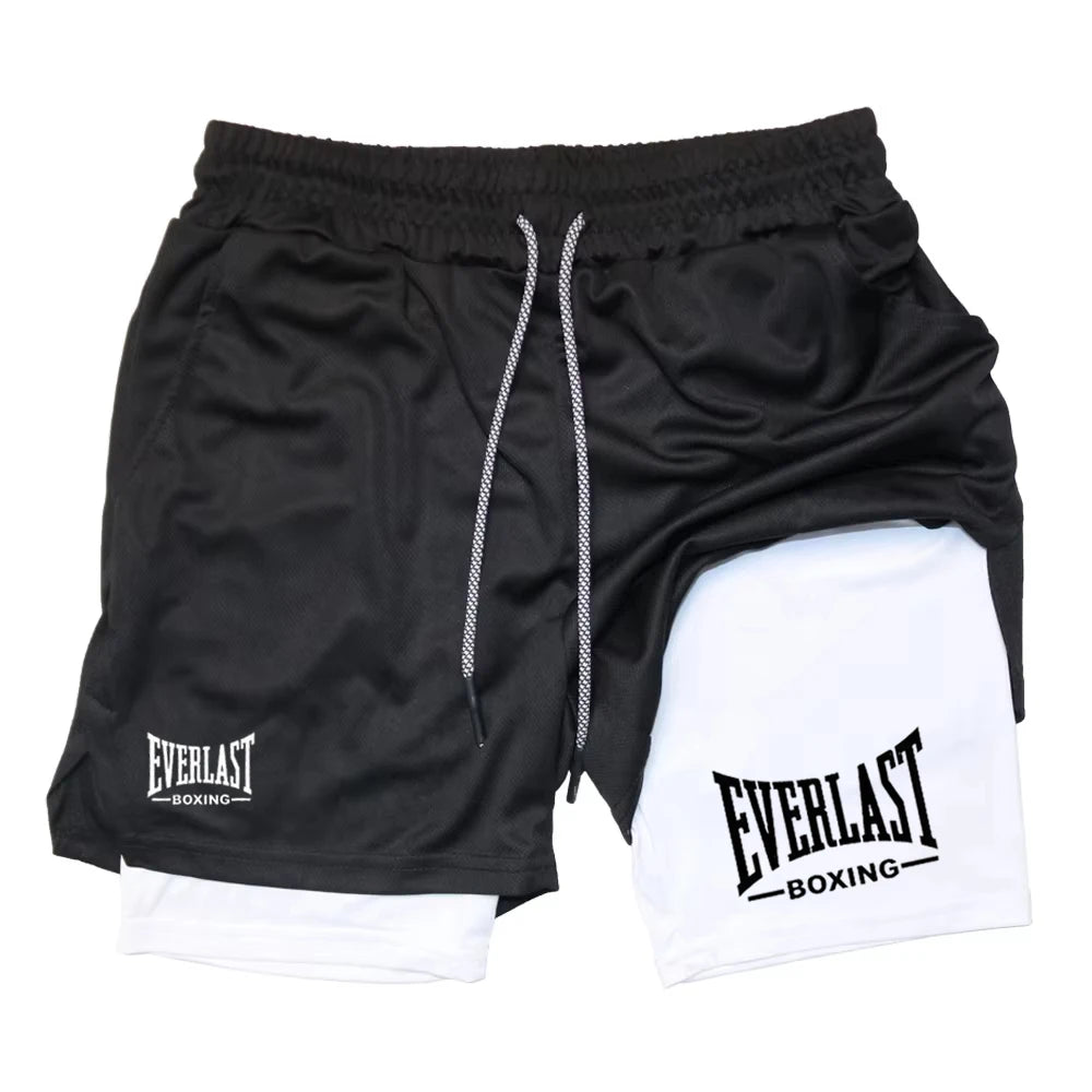 Short de sport de compression pour homme