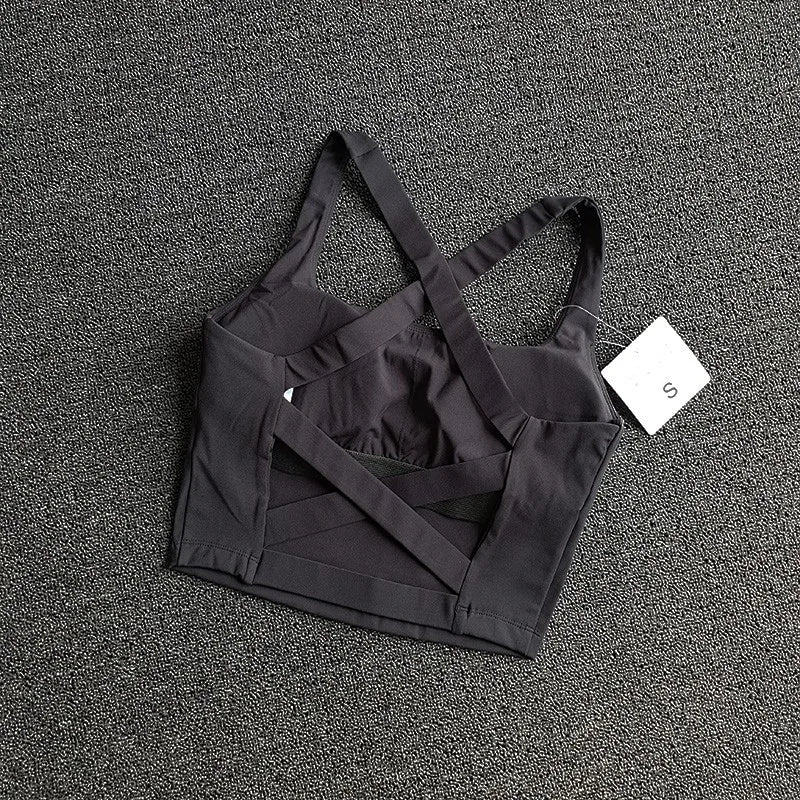 Brassière de sport push-up pour femme