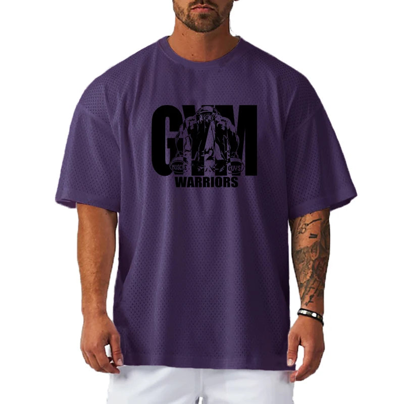 T-shirt de sport ample et oversize pour homme