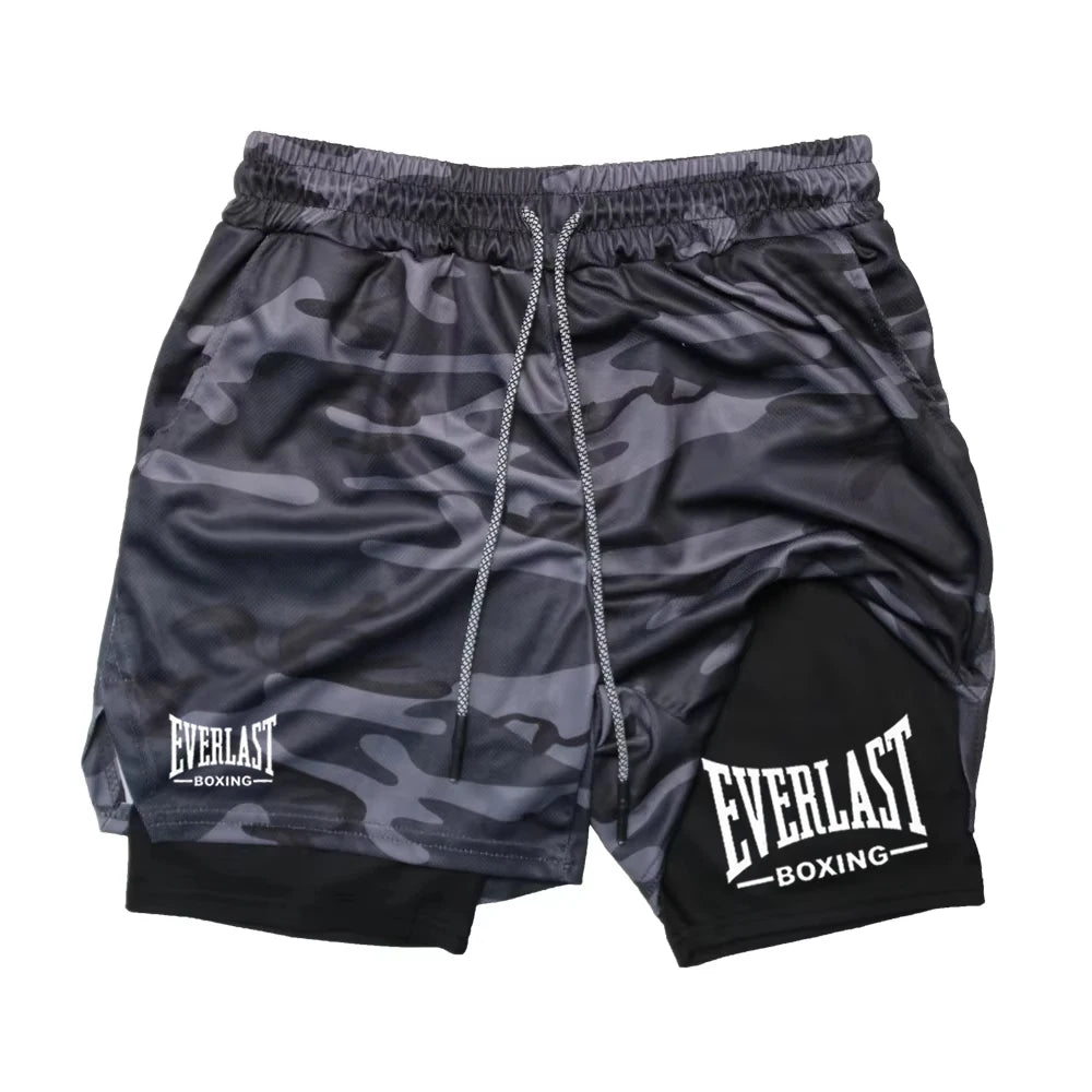 Short de sport de compression pour homme
