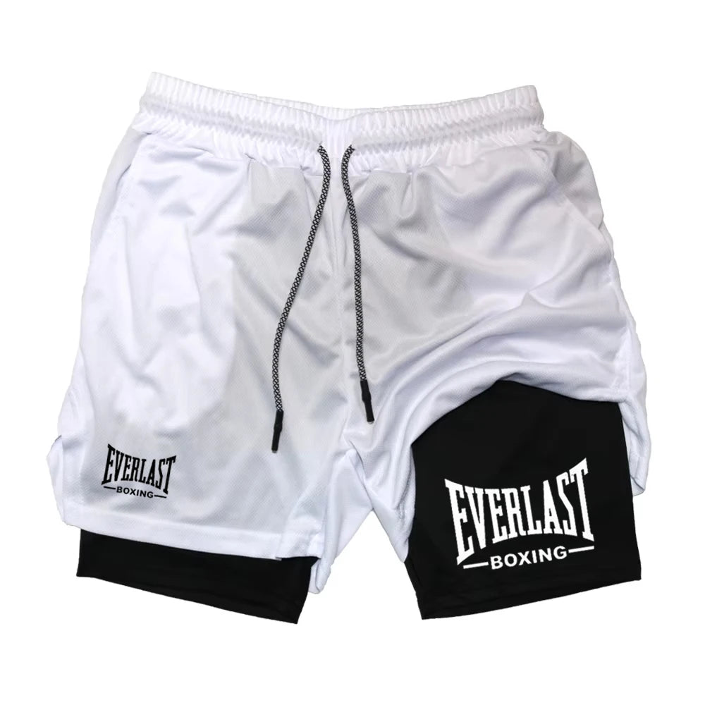 Short de sport de compression pour homme