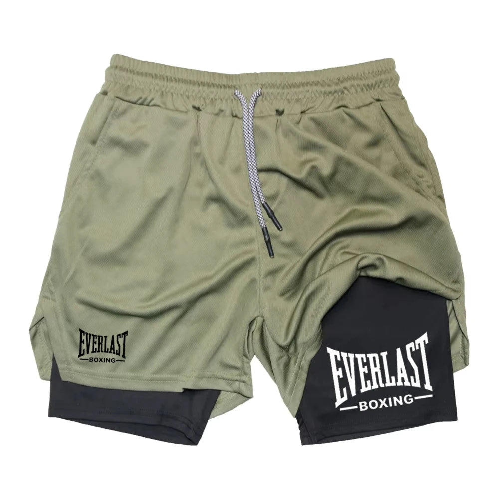 Short de sport de compression pour homme
