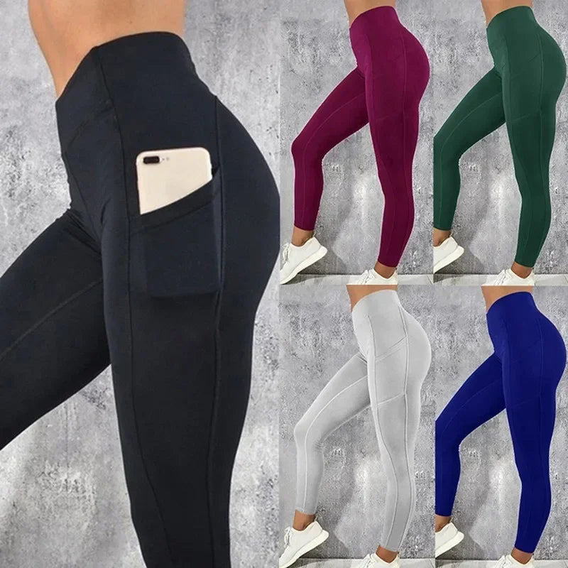 Leggings de yoga et de fitness pour femmes avec poche